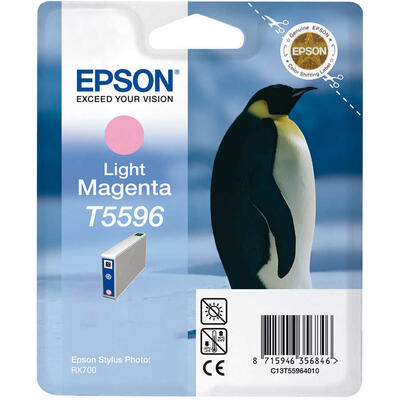 Epson C13T55964020 (T5596) Light Magenta Original Ink - Stylus Photo RX700 (Ex)