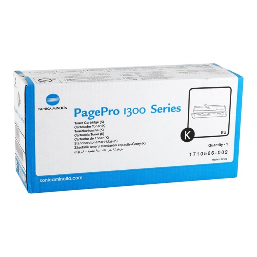 Konica Minolta 1710566-002 Black Original Toner - Pro 1300W