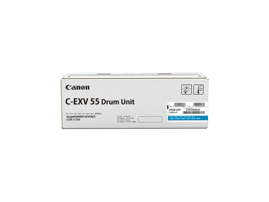 Canon C-EXV55 C (2187C002) Cyan Original Drum Unit - IR-C256i