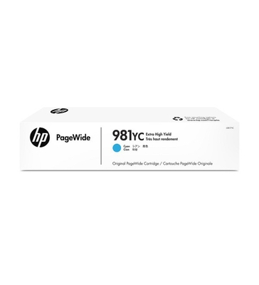 HP L0R17YC (981YC) Cyan Original Cartridge Extra High Yield - PageWide 556dn / MFP586z