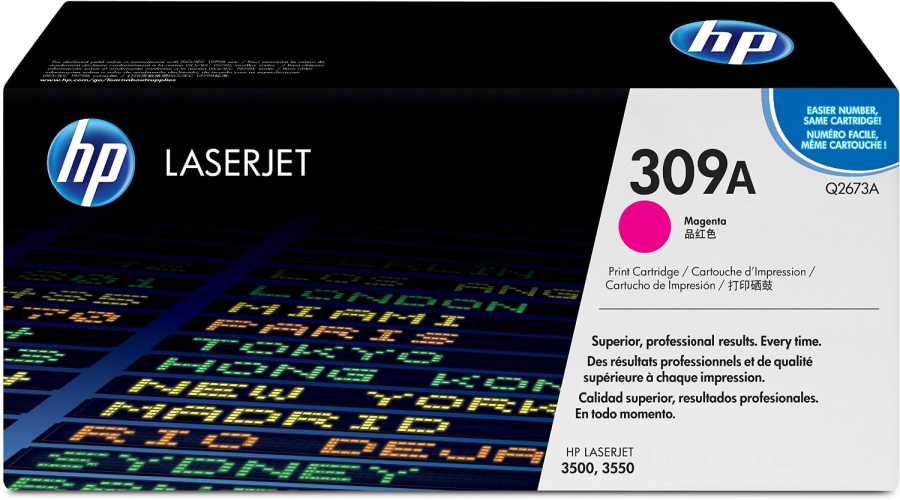 HP Q2673A (309A) Magenta Original Toner Cartridge - LaserJet 3700 (B)