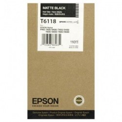 Epson C13T611800 (T6118) Matte Black Original Cartridge - Stylus Pro 7800 (Ex)