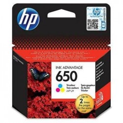 HP CZ102A (650) Colour Original Cartridge - Deskjet 2510 / 2514