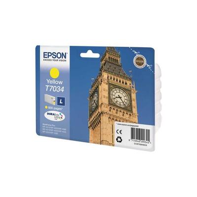 Epson C13T70344010 (T7034) Yellow Original Ink - WP-4015DN (Ex)