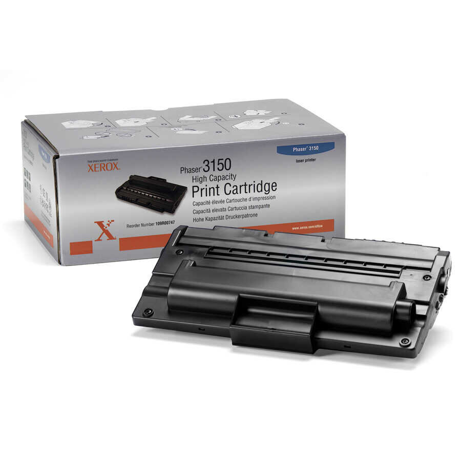 Xerox 109R00747 Black Original Toner - Phaser 3150 (Without Box)