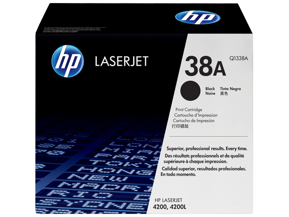 HP Q1338A (38A) Black Original Toner Cartridge - Laserjet 4200 (B)