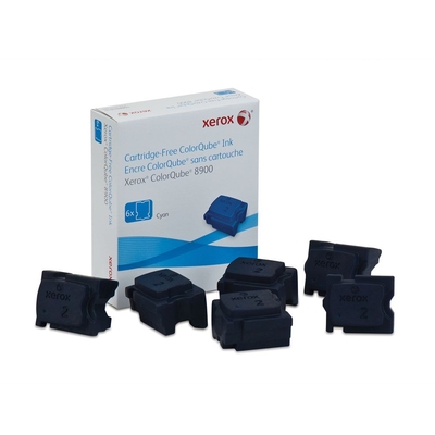 Xerox 108R01014 Cyan Original Toner 6 Pack - ColorQube 8900