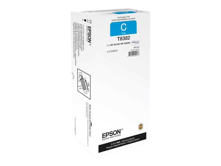 Epson C13T838240 (T8382) Cyan Original Ink - WF-R5690DTWF / WF-R5190DTW (Ex)