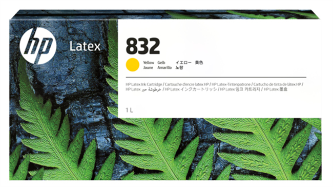 HP 4UV78A (832) Yellow Original Latex Cartridge - Lateks 700W (Ex)