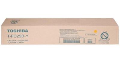 Toshiba T-FC25D-Y Original Yellow Toner - E-Studio 2040C / 2540C
