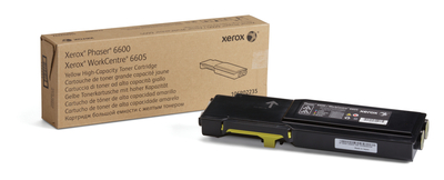 Xerox 106R02235 Yellow Original Toner High Yield - Phaser 6600