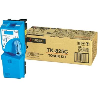 Kyocera TK-825C Cyan Original Toner - KM-C2520 / KM-C2525