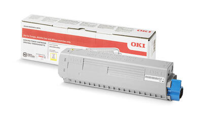 OKI 46471105 Yellow Original Toner - C823 / C833