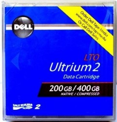 Dell LTO-2 Ultrium 2 200GB / 400GB Data Cartridge 609m, 12.65mm
