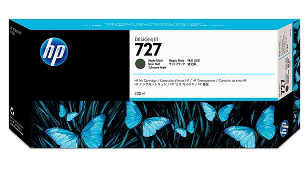 HP C1Q12A (727) Matte Black Original Cartridge - T920 / T1500 (Ex)