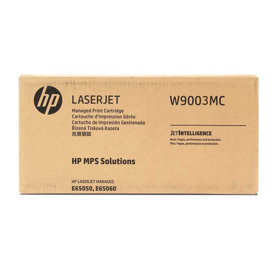 HP W9003MC Magenta Original Toner Cartridge - Laserjet E65050dn / E65060dn (Damaged Box)