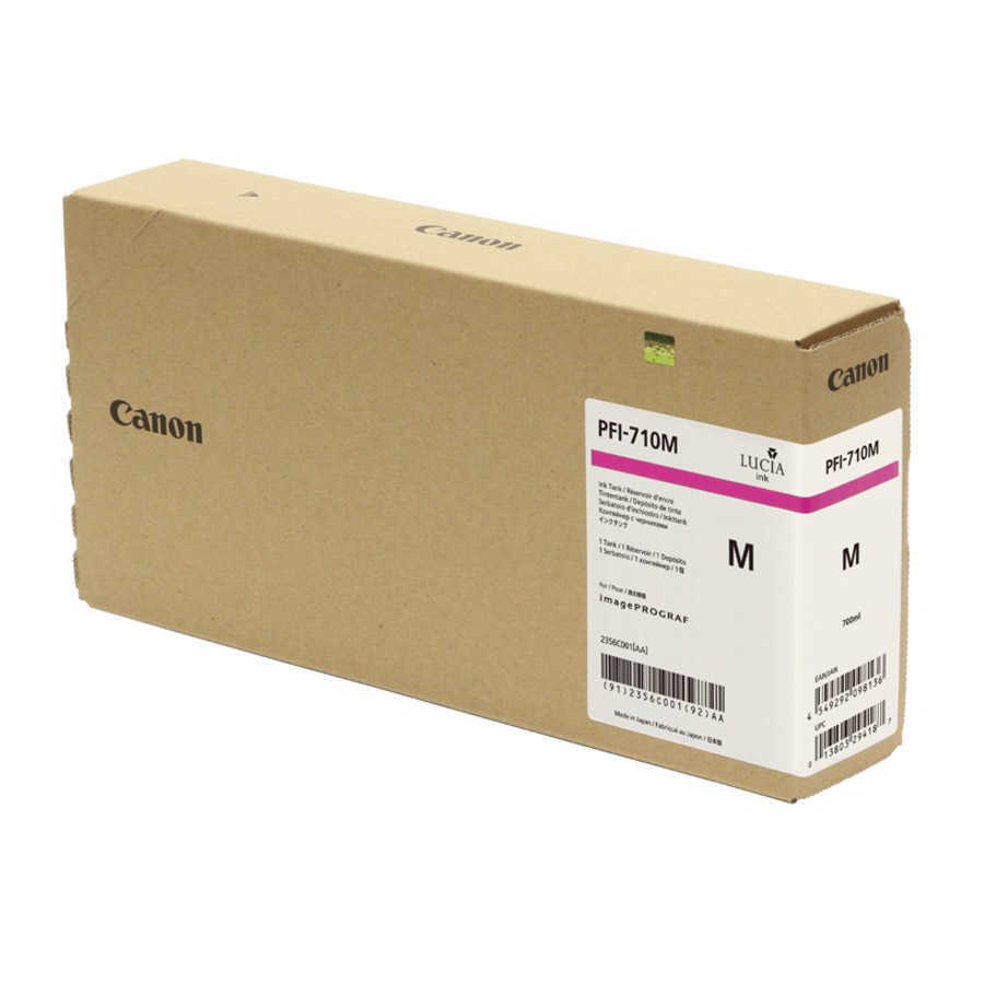 Canon PFI-710M (2356C001) Magenta Original Cartridge - TM-2000 / TM-3000