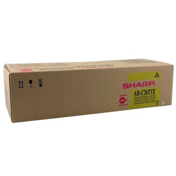 Sharp AR-C26TYE Yellow Original Toner - AR-C170M / AR-C172M