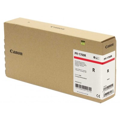 Canon PFI-1700R (0783C001) Red Original Cartridge - PRO-2000 / PRO-4000 (Ex)