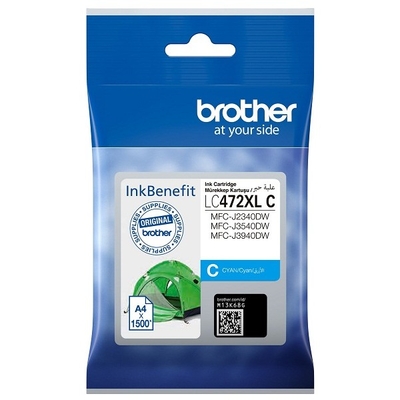 Brother LC472XL C Cyan Original Cartridge - MFC-J2340DW / J3540DW