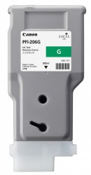 Canon PFI-206G (5310B001) Green Original Cartridge - iPF6400 / iPF6450 (Ex)
