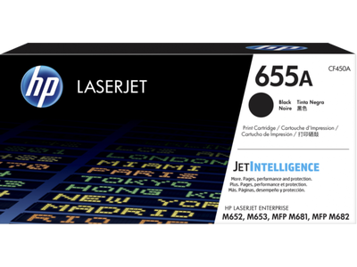 HP CF450A (655A) Black Original Toner - Laserjet M652dn / M653dn