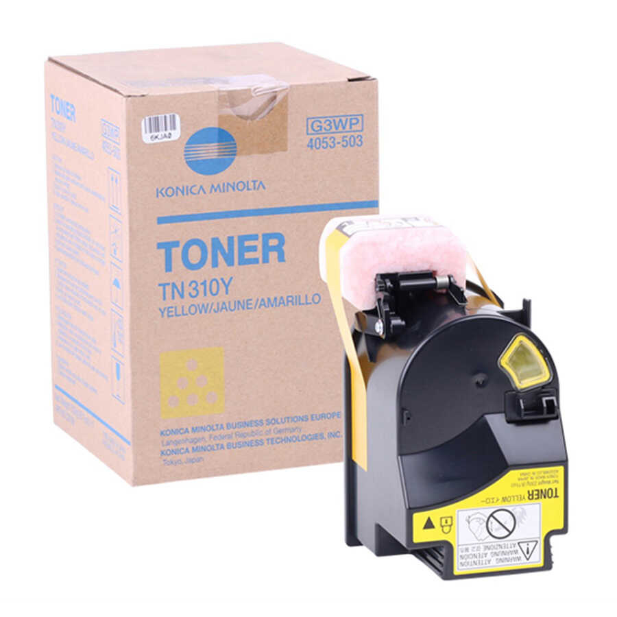 Konica Minolta TN-310Y (4053-503) Yellow Original Toner - Bizhub C350 / C351