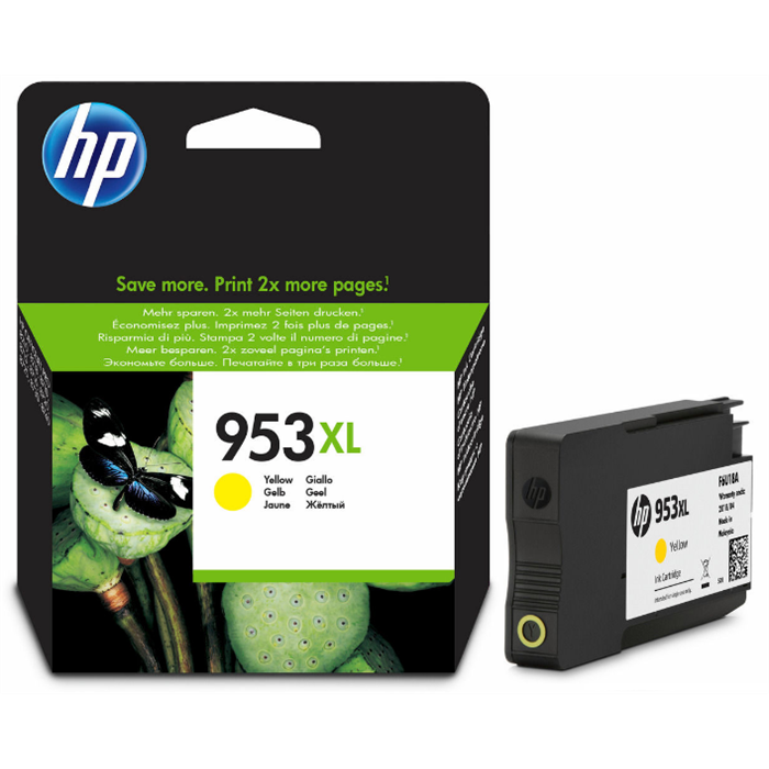 HP F6U18AE (953XL) Yellow Original Cartridge High Yield - OfficeJet Pro 7720