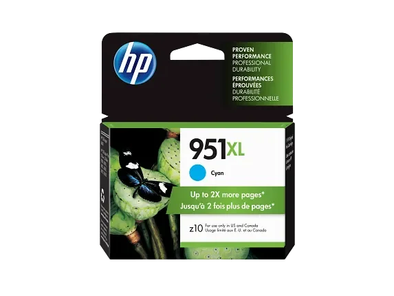 HP CN046AN (951XL) Cyan Original Cartridge High Capacity - Pro 8600 (Ex)