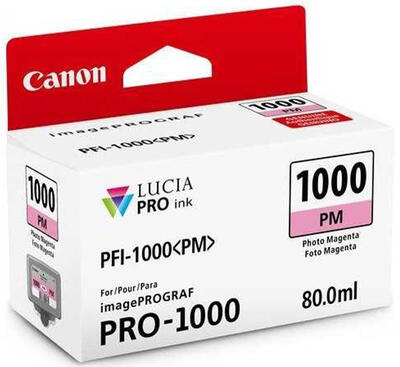 Canon PFI-1000PM (0551C001) Photo Magenta Original Cartridge - iPF Pro-1000
