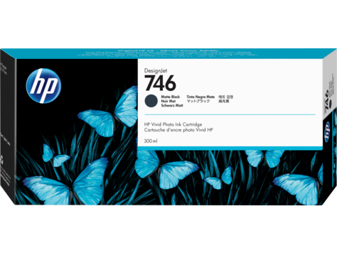 HP P2V83A (746) Matte Black Original Cartridge - DesignJet Z6 / Z9+dr (Ex)