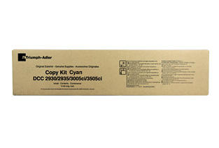 Triumph-Adler DCC-2930, DCC-2935 Cyan Original Toner Cartridge (653010111)