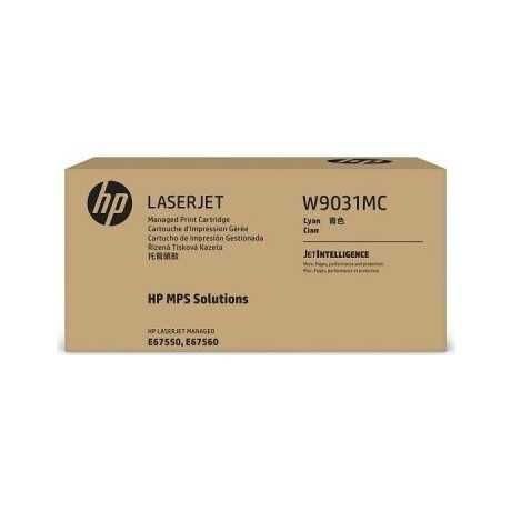 HP W9031MC Cyan Original Toner - Laserjet Managed E67550