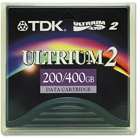Tdk LTO-2 Ultrium 2 200GB/400GB Data Cartridge 609m, 12.65mm