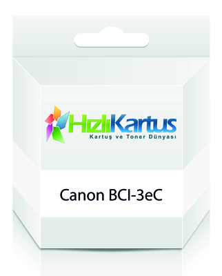 Canon BCI-3eC (4480A002)  Cyan Compatible Cartridge - BJC-3000