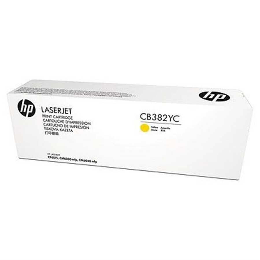 HP CB382YC (824A) Yellow Original Toner - Laserjet CP6015