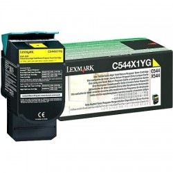 Lexmark C544X1YG Yellow Original Toner - C540 / C544