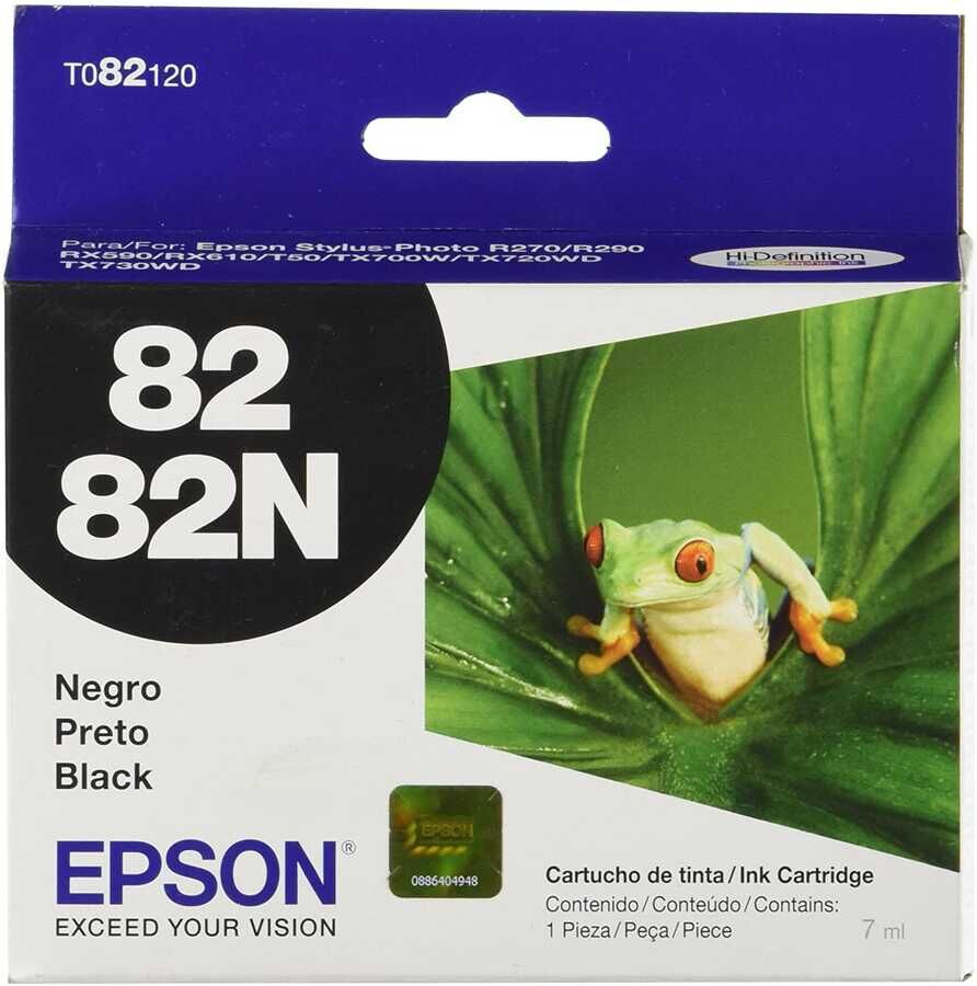 Epson C13T082120 (T082) Black Original Ink - Stylus Photo R290 (Ex)