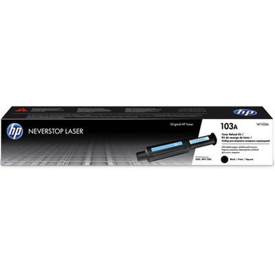 HP W1103A (103A) Original Toner Neverstop Series Filling Kit Laser 1000a, 1200a, 1200w (Damaged Box)