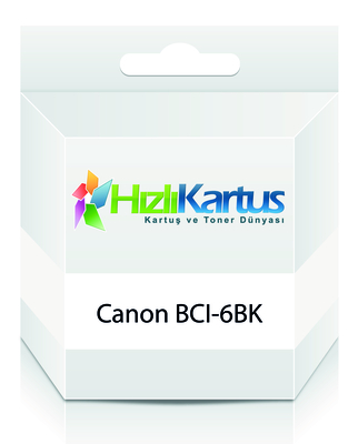 Canon BCI-6BK (4705A002) Black Compatible Cartridge - BJC-8200