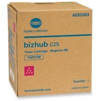 Konica Minolta TNP-27M (A0X5353) Magenta Original Toner - Bizhub C25