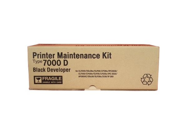 Ricoh 400962 Black Original Developer Unit - Type 7000D