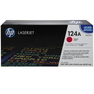 HP Q6003A (124A) Magenta Original Toner Cartridge - Laserjet 1600