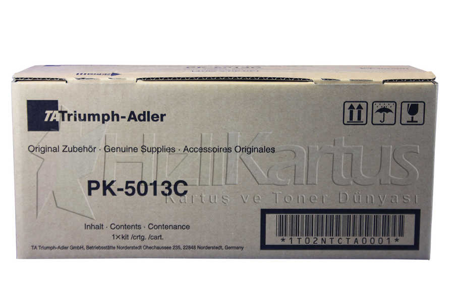 Triumph Adler PK-5013C Cyan Original Toner Cartridge (1T02NTCTA0)