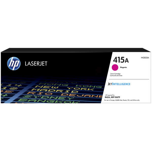 HP W2033A (415A) Magenta Original Toner Cartridge - Laserjet Pro M454 / M479 (Damaged Box)