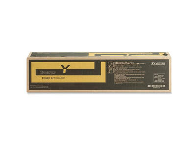 Kyocera TK-8707Y Yellow Original Toner Cartridge - TasKalfa 7550ci / 7551ci