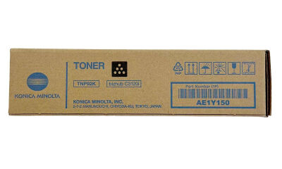 Konica Minolta TNP-92K (AE1Y150) Black Original Toner - C3120i