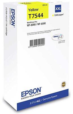 Epson C13T754440 (T7544) Yellow Original Ink - WF-8090 / WF-8590 (Ex)