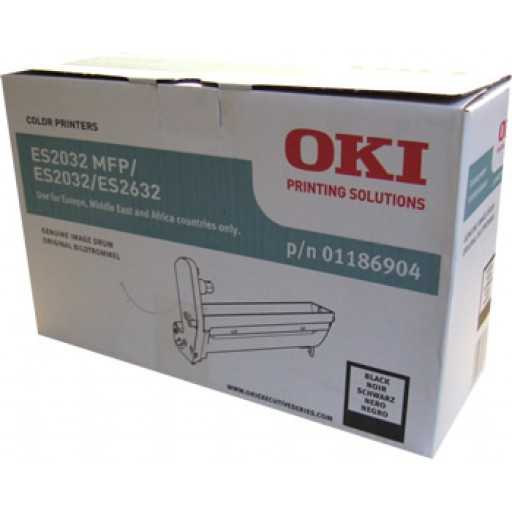 OKI 01186904 Black Original Drum Unit - ES2032 / ES2632